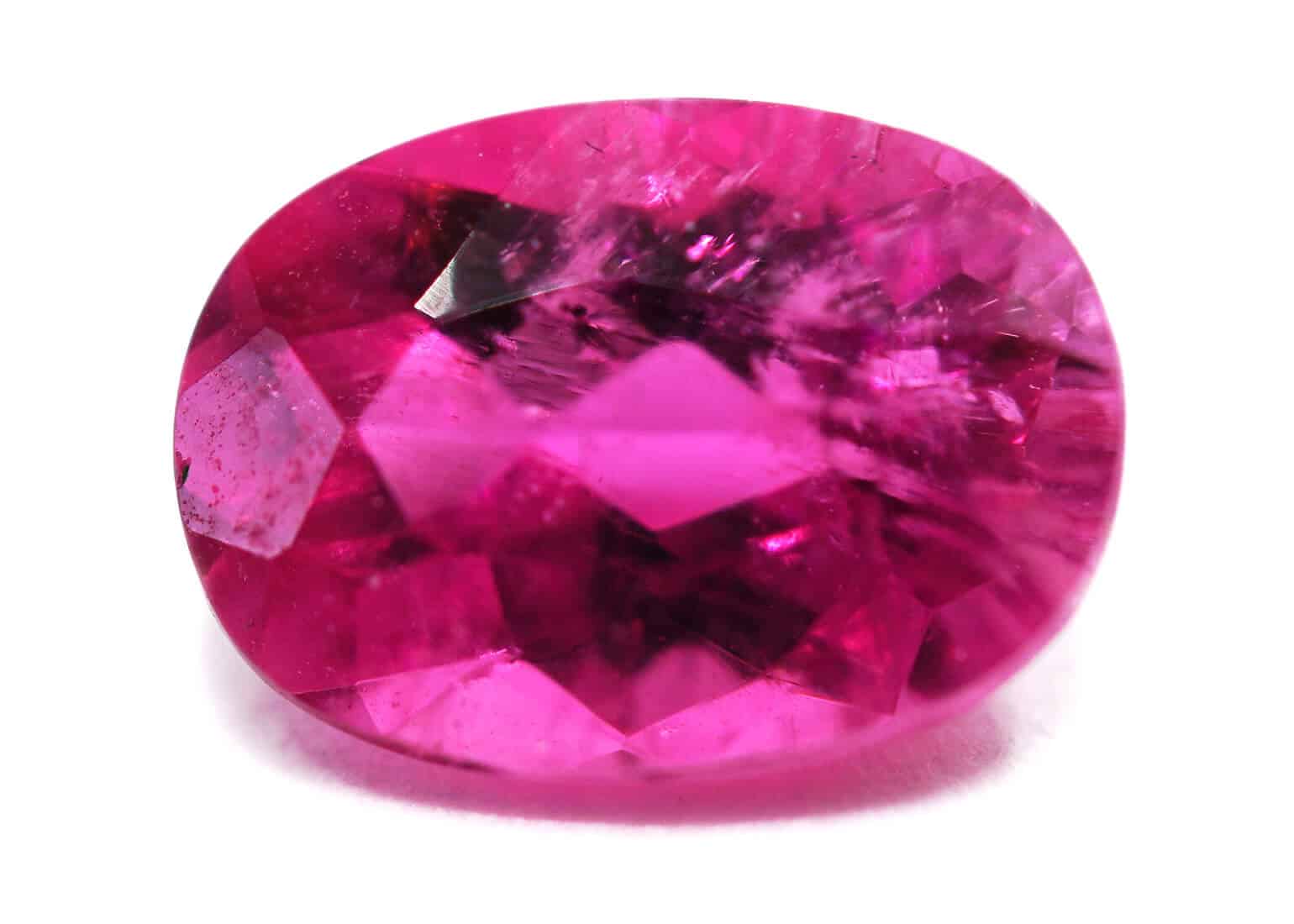 large pink oval cut sapphire