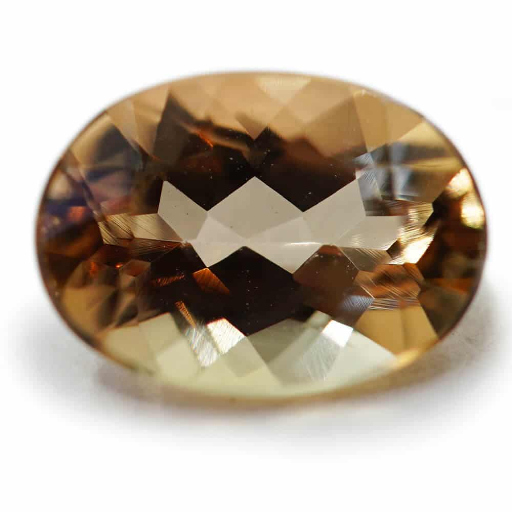 oval imperial topaz