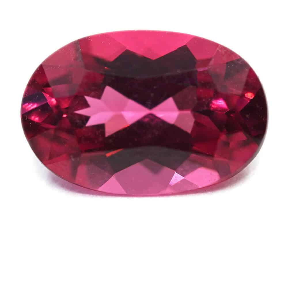 oval cut vivid pink spinel