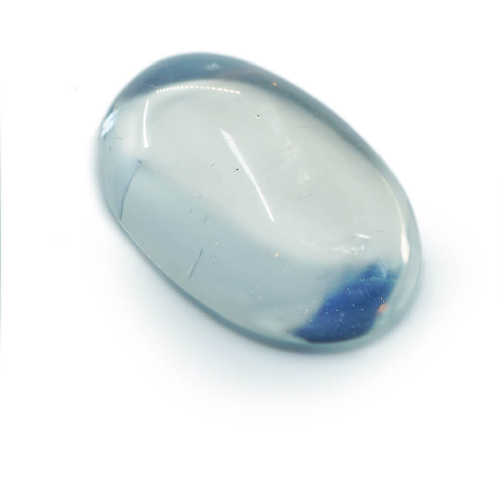 oval cabochon blue moonstone