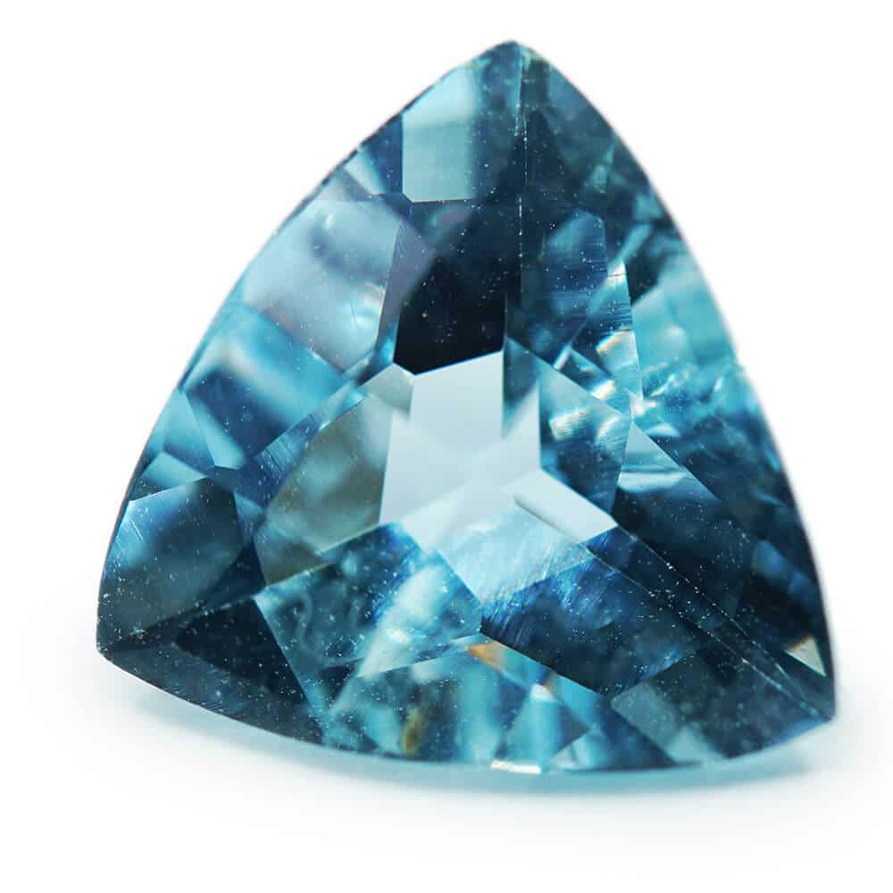 trilliant cut aquamarine