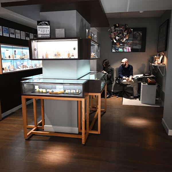 Cambridge jewellery shop interior