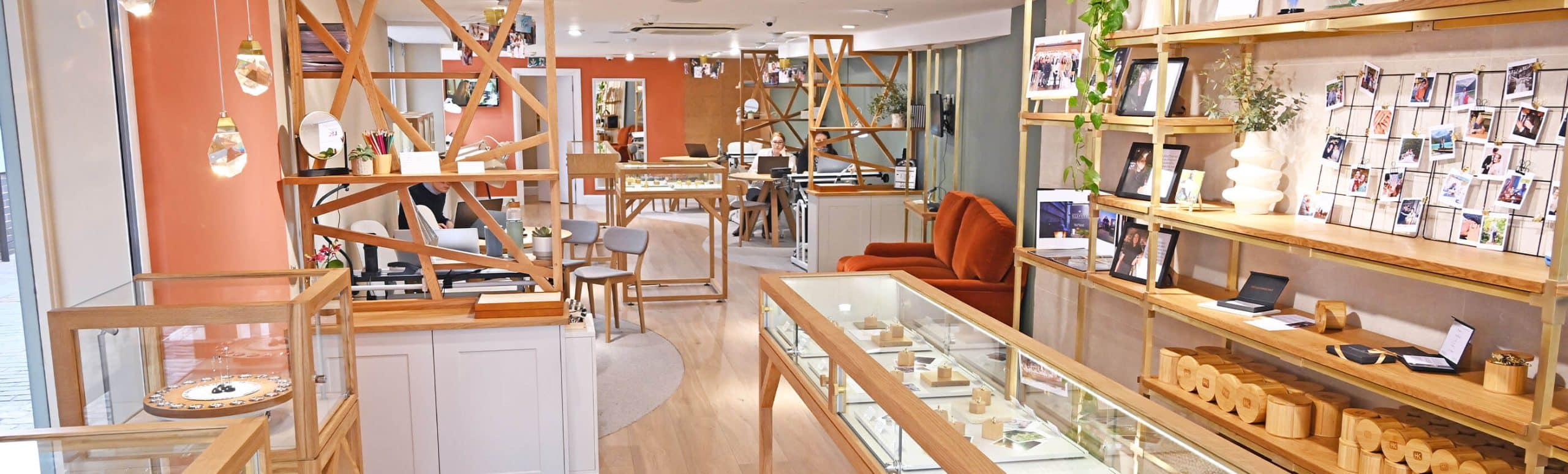 Inside Harriet Kelsall Jewellery shop in St Albans