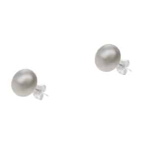 Pearl stud earrings