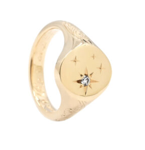 star set signet ring