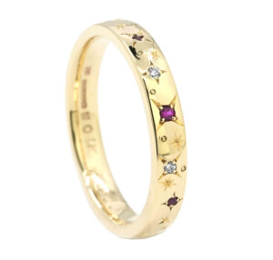 star set eternity ring