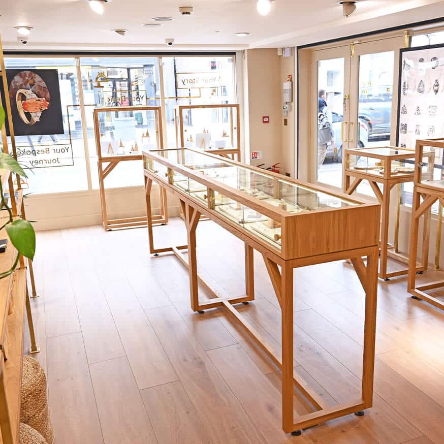 Harriet Kelsall jewellery shop interior